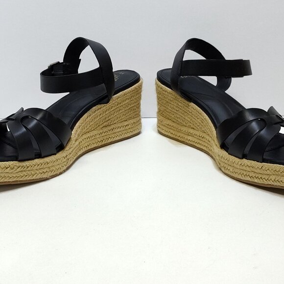 Time and Tru Espadrille Wedge Sandal Strappy Adjustable Ankle Strap Size 11 NWOT - Picture 4 of 11